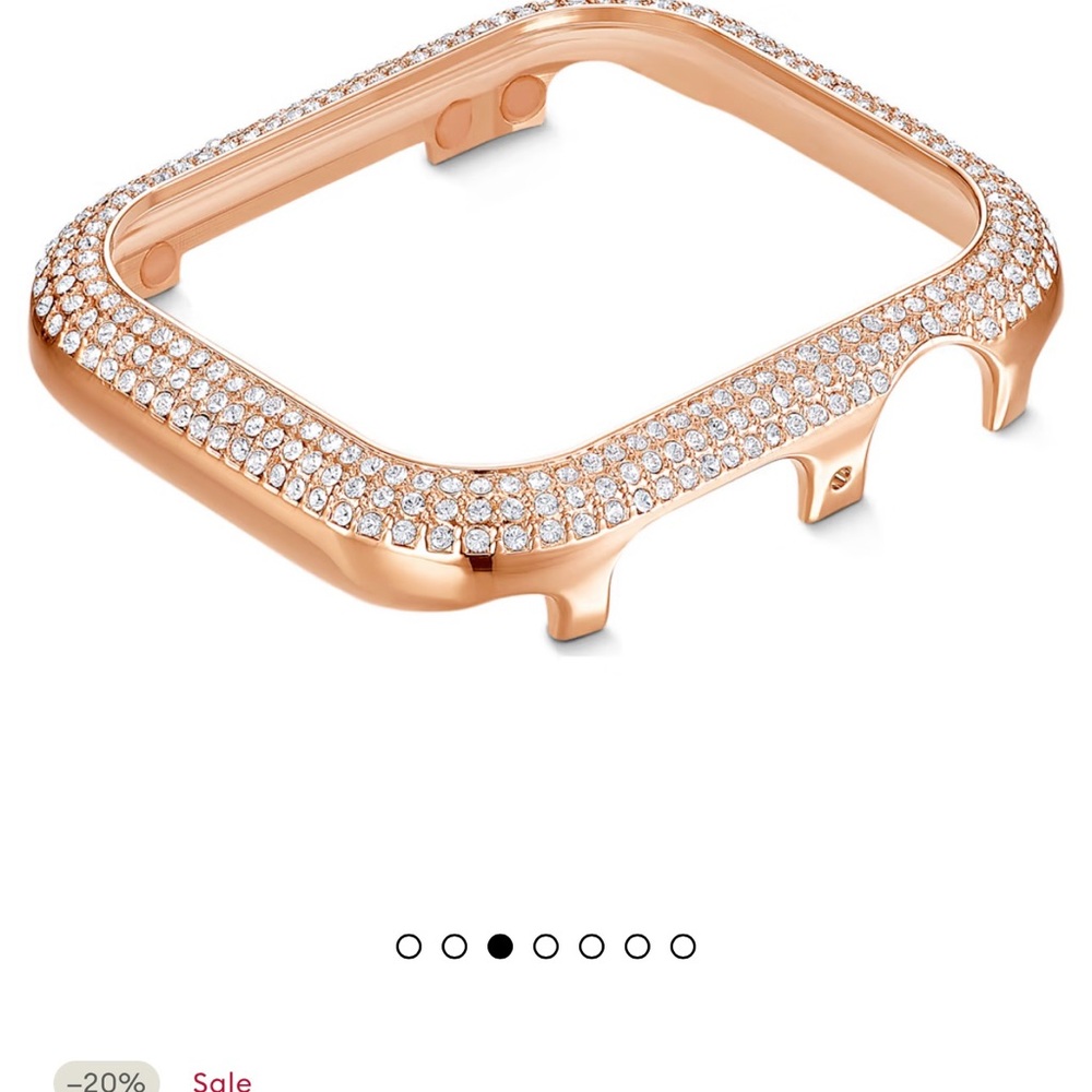 40mm Sparkling Apple Watch Case Rose Gold